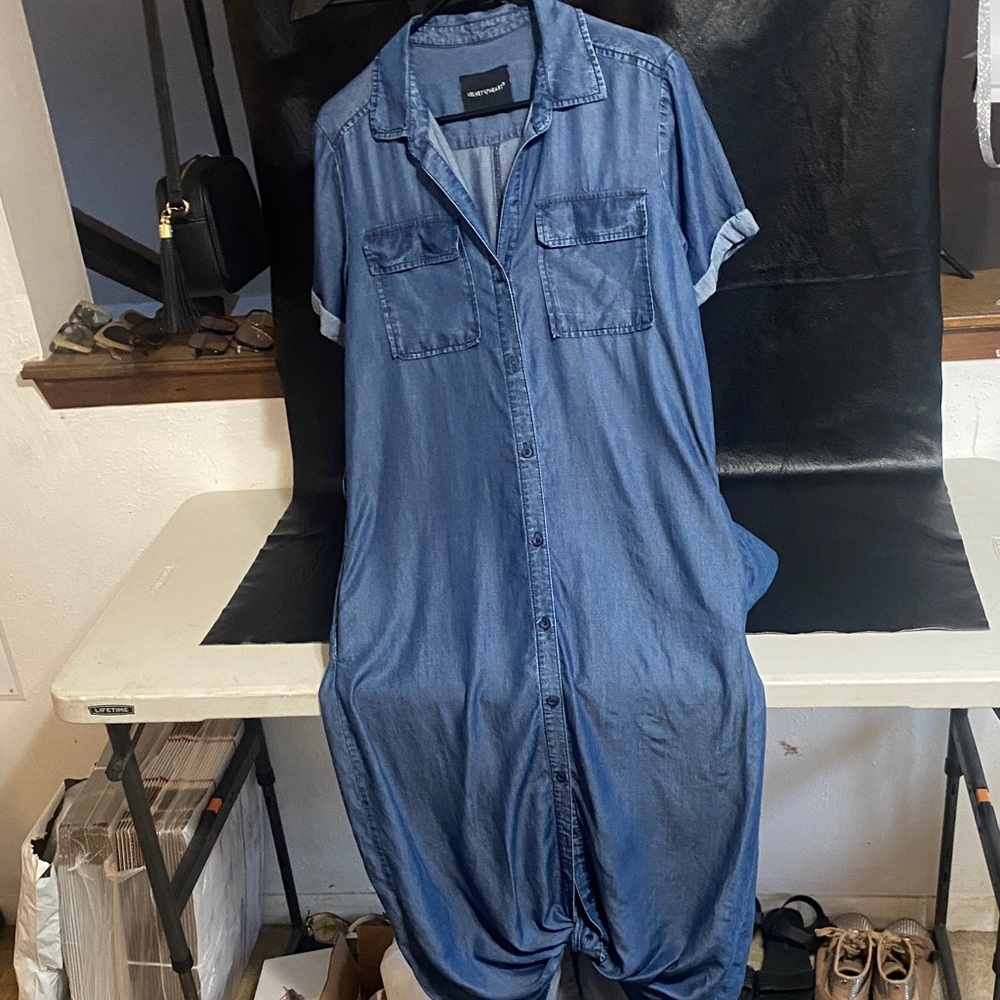 Velvet Heart Blue Denim Top